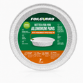 7" Round Disposable Aluminum Pan with Parchment Paper Built In