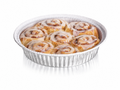 7" Round Disposable Aluminum Pan with Parchment Paper Built In