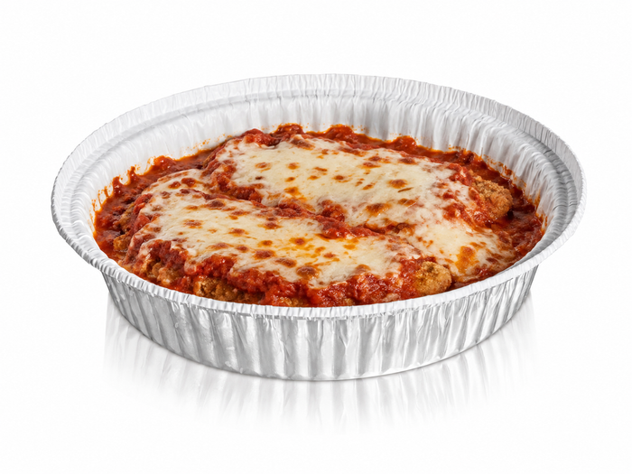 7" Round Disposable Aluminum Pan with Parchment Paper Built In