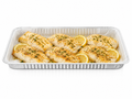 Full Size Shallow Disposable Aluminum Pan with Parchment Paper Built In