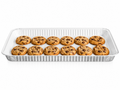 Half Cookie Sheet Disposable Aluminum Pan with Parchment Paper Built In