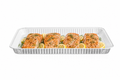 Half Cookie Sheet Disposable Aluminum Pan with Parchment Paper Built In