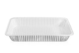 Full Size Deep Disposable Aluminum Pan with Parchment Paper Built In - 50 Pack