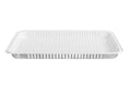 Full Size Shallow Disposable Aluminum Pan with Parchment Paper Built In - 50 Pack