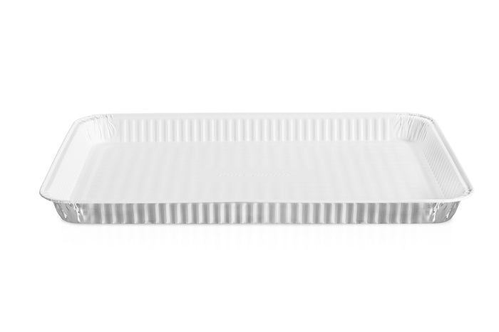 Half Cookie Sheet Disposable Aluminum Pan with Parchment Paper Built In - 50 Pack